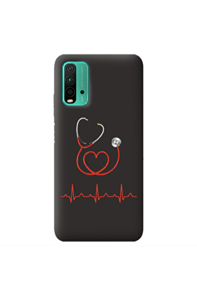 Other Xiaomi Poco M3 Stethoscope Black Colored Silicone TPU Θήκη