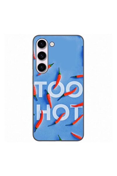 OEM Husa compatibila cu Samsung Galaxy S23 Silicon Gel Tpu Model Mesaj Too Hot