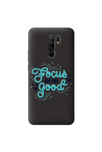 Other Xiaomi Redmi 9 Focus On The Good Black Colored Silicone TPU Θήκη