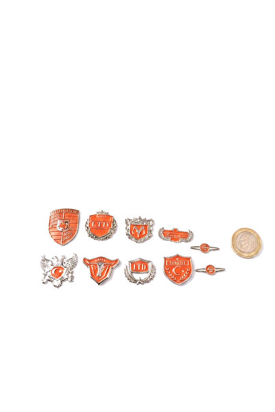 lina oto aksesuar 10 Pieces of Metal Badge Tape Campaign Limited Stock