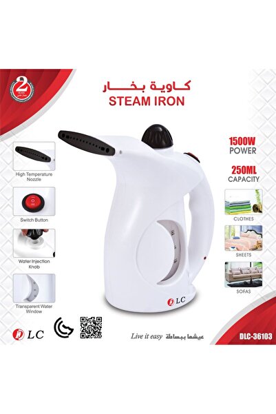 DLC Dlc Handheld Steam Iron - 250ml Water Tank - White