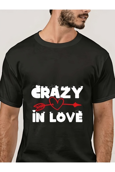 17 seramik تي شيرتات Crazy in Love - 180 جرام، هدية عيد الحب للأزواج، للرجال ...