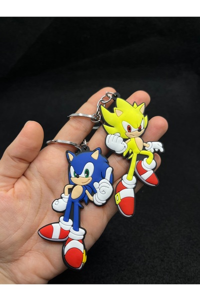 Sonic ve Tails Silikon Anahtarlık