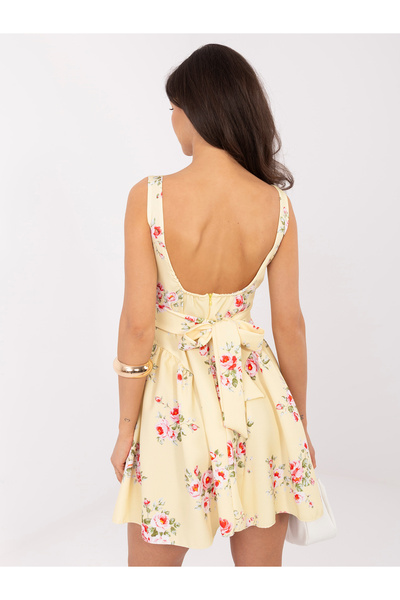 Factory Price Rochie Dama, ITALY MODA, Poliester, Rochie evazata, Galben desc...