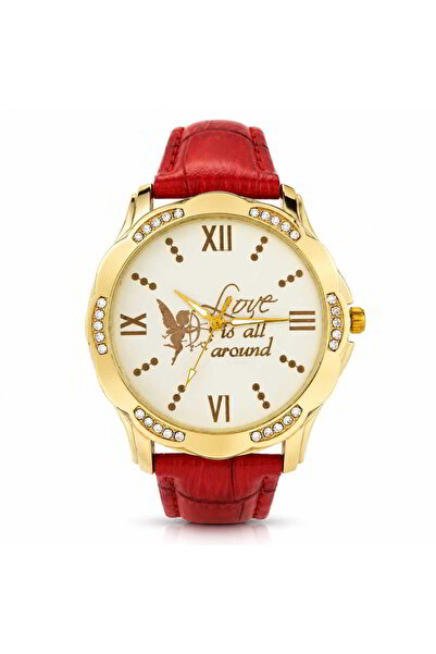 Watch Ceas pentru femei, Casual, Francesca di Geneva, Rosu, FF393