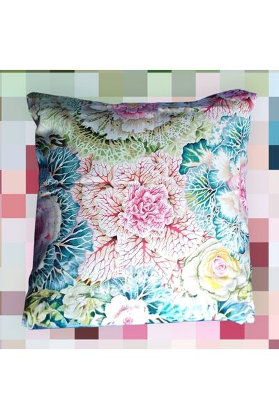Kaffe Fassett Μαξιλάροθηκη απαλόπρασινο Brassica oleracea 45*45