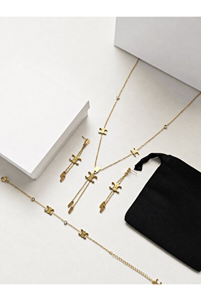 Glamour Galore Earring, Necklace and Bracelet Set with Accessories