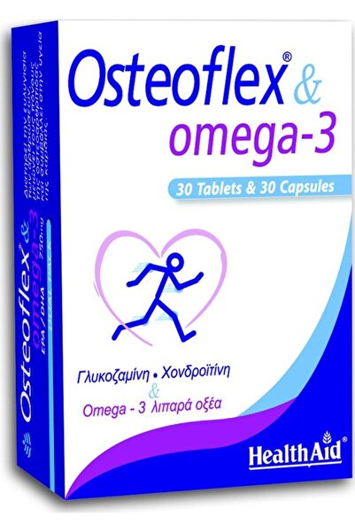 Health Aid Osteoflex 30 δισκία &amp;   ΩΜΕΓΑ-3 30 κάψουλες ΛΗΞΗ 06/26
