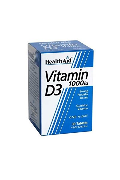 Health Aid Vitamin D3 1000 i.u. Συμπλήρωμα Βιταμίνης D3, 30tabs