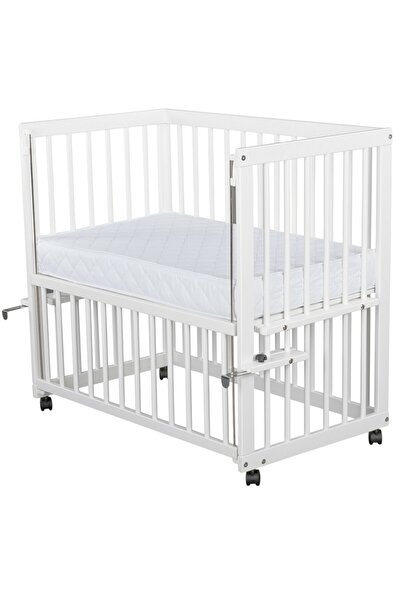 Qmini Patut co-sleeper, Qmini, Dalia, Multifunctional, 90x50 cm, Din lemn de ...