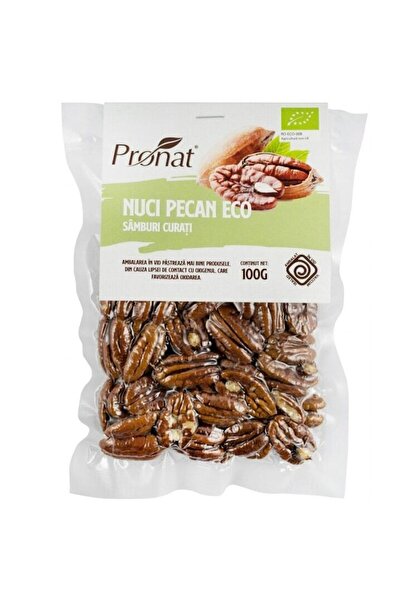 Pronat Nuci Pecan Bio, Miez Curat 100g