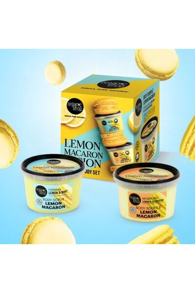 Natura Siberica Organic Shop Lemon Macaron Promo Σετ Περιποίησης Σώματος με L...