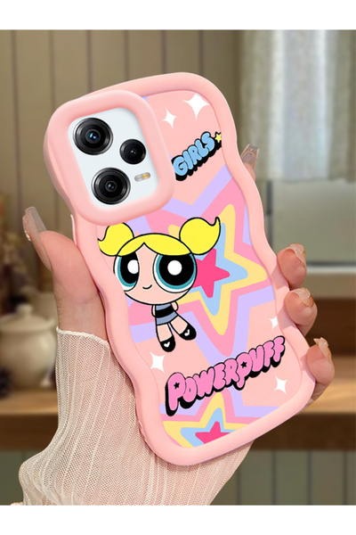 Hontinga Redmi Note 12 Pro 5G Uyumlu Kılıf kamera koruyucu Pembe Silikon Coup...