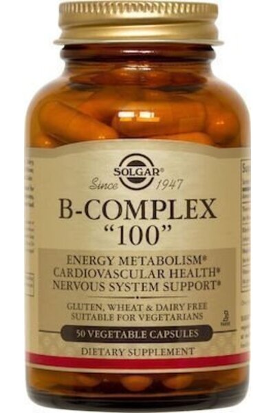 Solgar Formula B Complex 100, 50veg.caps