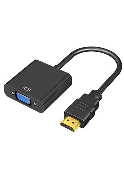 AndrexNET Adaptor convertor HDMI la VGA, cablu audio inclus, negru