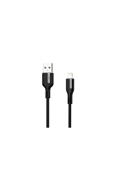 CHOETECH Cablu USB 2.0 A tata - Lightning XAL-0003-BK 1m 2.4A silicon negru