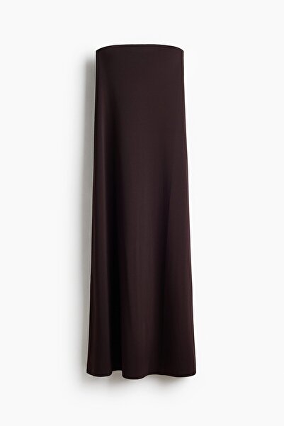 H&M Bandeau Maksi Elbise