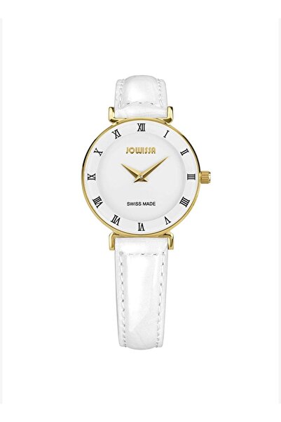 Jowissa Roma White Leather Women's Wristwatch