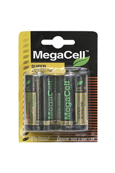Megacell Αλκαλικές Μπαταρίες Μεγάλες D *