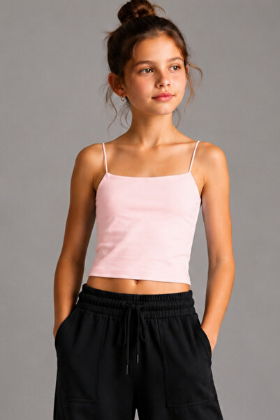 Nonno Kids KIZ ÇOCUK İP ASKILI CROP