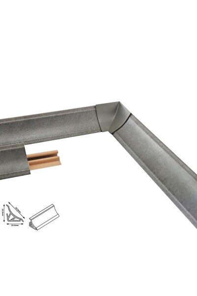KYCT Profil etansare blat bucatarie 23 x 23 mm Oxid 1,5 m