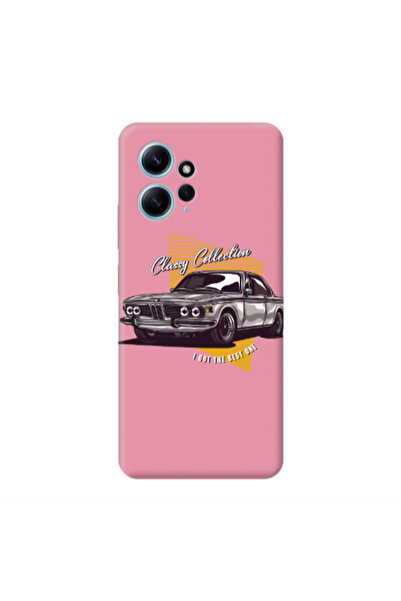 Other Xiaomi Redmi Note 12 4G Classy Collection Pink Colored Silicone TPU Θήκη