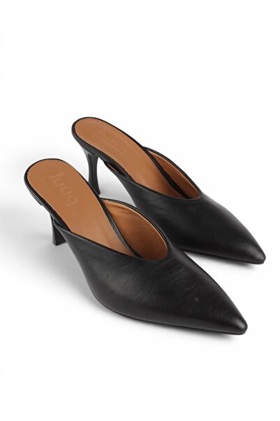 luuq shoes Myra Closed Toe Women's Heeled Slippers