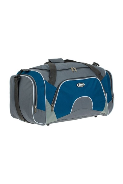 OEM Geanta de voiaj incapatoare, gri, 55L, cu buzunare, cu bareta reglabila, ...