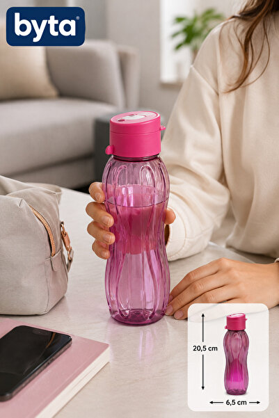 BYTA 500ml Leakproof Water Bottle Flask Bpa Free Ergonomic Design School Spor...