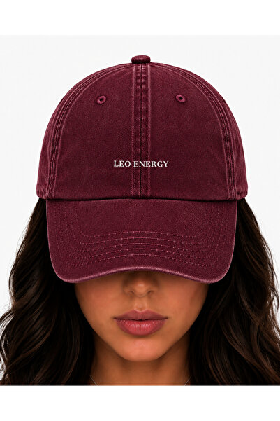 WeavedCo Leo Energy Embroidered Hat, Leo Sign Vintage Washed Baseball Cap (Le...