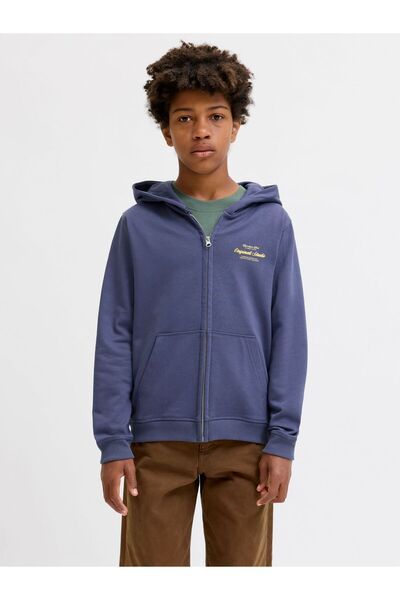 Jack & Jones Junior Kapuzenpullover Rückenprint Kapuzenpullover Boys