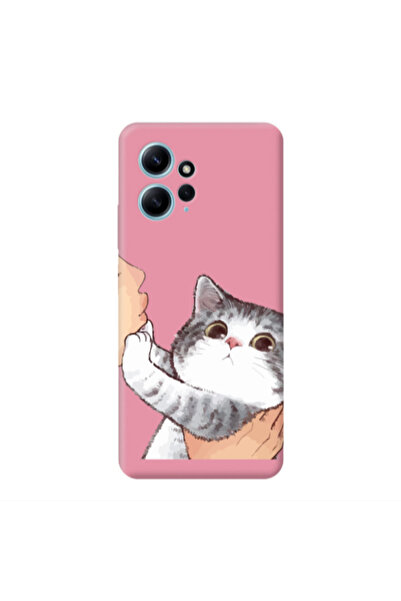 Other Xiaomi Redmi Note 12 4G No Kiss Pink Colored Silicone TPU Θήκη