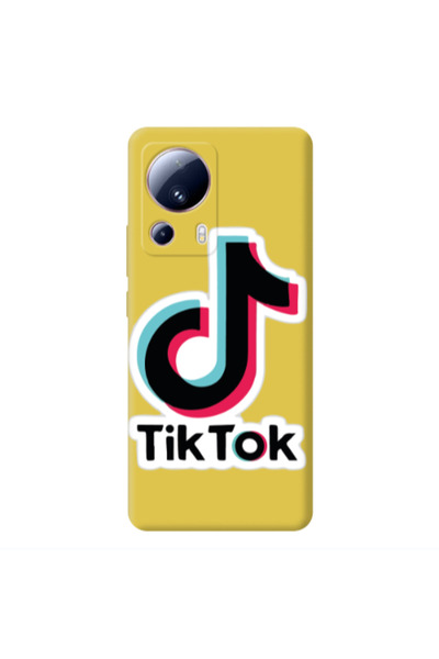 Other Xiaomi Mi 13 Lite Tik Tok Yellow Colored Silicone TPU Θήκη