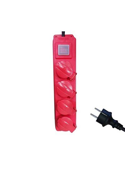 EUROLAMP ΑΔΙΑΒΡΟΧΟ ΠΟΛΥΠΡΙΖΟ ΜΕ 4 ΘΕΣΕΙΣ SCHUKO ΜΕ ΚΑΛΩΔΙΟ ΚΑΙ ΔΙΑΚΟΠΤΗ 3Χ1.5...