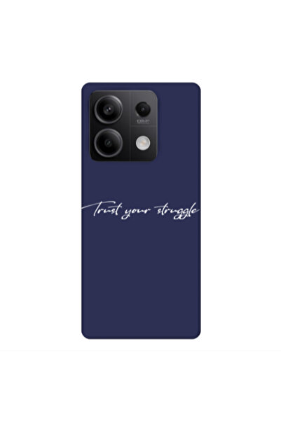 Other Xiaomi Redmi Note 13Pro 5G Trust your struggle Dark blue Colored Silico...