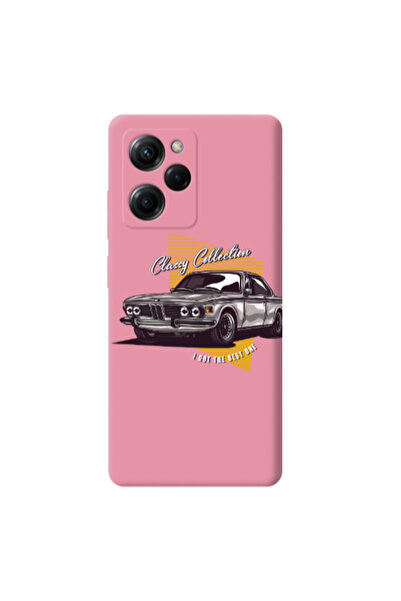 Other Xiaomi Poco X5 Pro Classy Collection Pink Colored Silicone TPU Θήκη