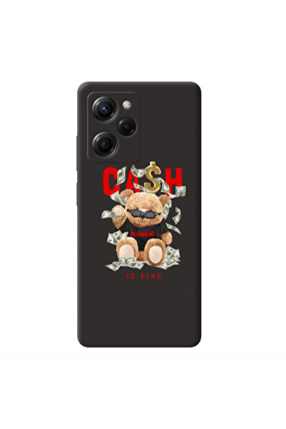 Other Xiaomi Poco X5 Pro Cash is king Black Colored Silicone TPU Θήκη