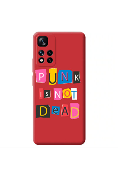 Other Xiaomi Redmi Note 11 Pro 5G Punk is not Dead Red Colored Silicone TPU Θήκη