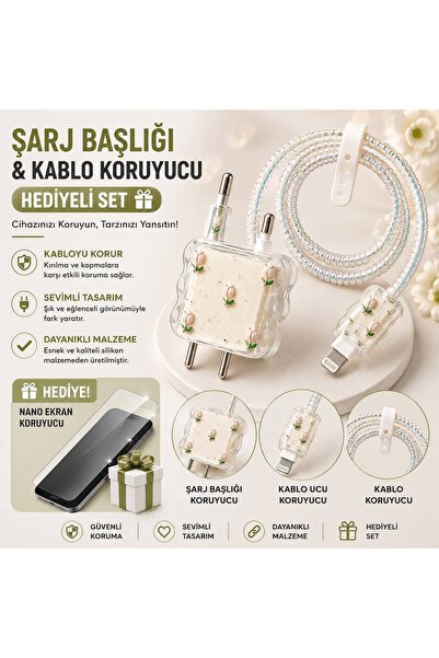 Nomker iPhone 17 Pro Max Uyumlu Nano Ekran Koruyucu Hediyeli Şarj Başlığı & K...