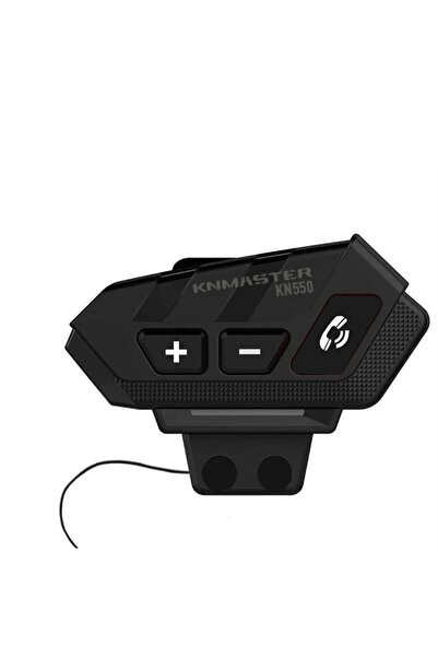 Knmaster KN550 MOTOSİKLET BLUETOOTH KULAKLIK MİKROFON SETİ - SİYAH