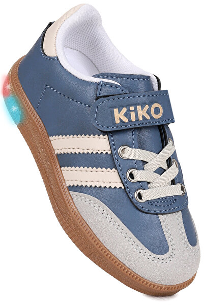 Kiko Kids Renis Günlük Cırtlı Işıklı Kız Çocuk Spor Ayakkabı
