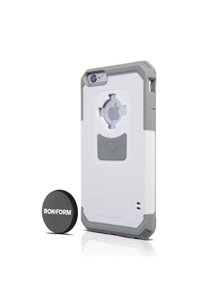 ROKFORM Θήκη iPhone 6 Plus/6S Plus V3 με Μαγνητική Βάση Αυτοκινήτου - White/L...