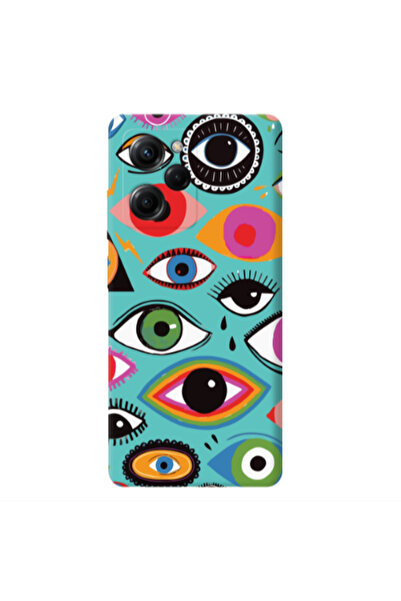 Other Xiaomi Poco X5 Pro Colorful eyes Turquoise Colored Silicone TPU Θήκη