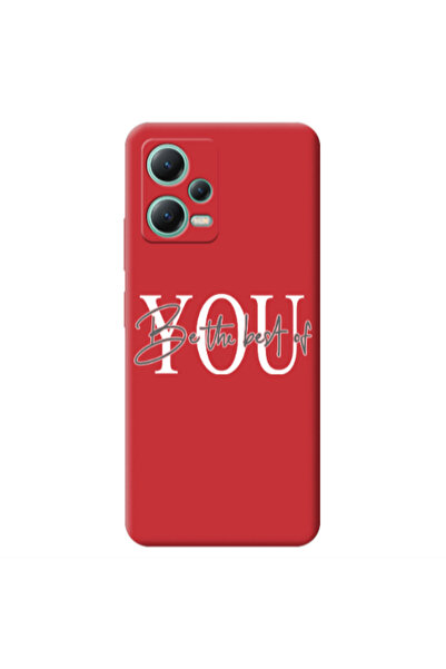 Other Xiaomi Redmi Note 12 Pro 5G Be the best of Red Colored Silicone TPU Θήκη
