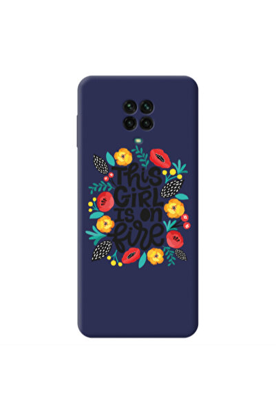 Other Xiaomi Redmi Note 9 Pro This Girl Dark blue Colored Silicone TPU Θήκη