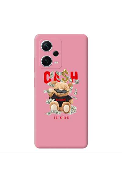 Other Xiaomi Poco X5 Cash is king Pink Colored Silicone TPU Θήκη