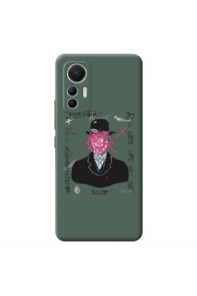 Other Xiaomi Mi 12 Lite Awes Dark Green Colored Silicone TPU Θήκη