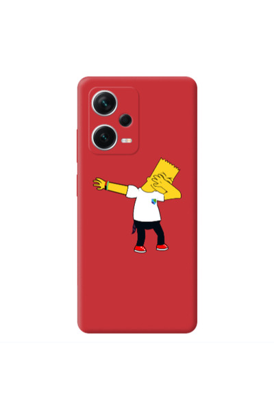 Other Xiaomi Poco X5 Simpsons2 Red Colored Silicone TPU Θήκη