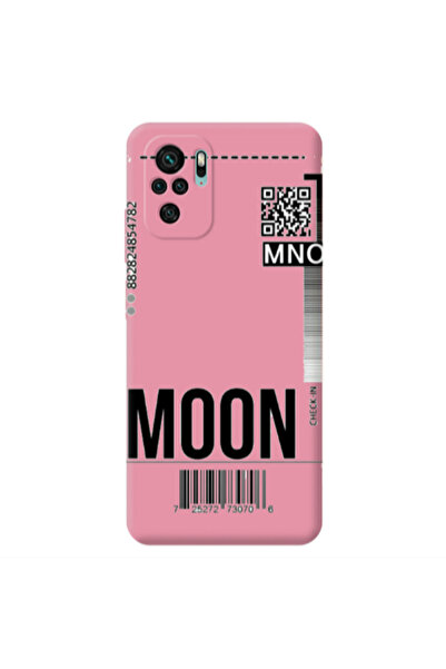 Other Xiaomi Redmi Note 10S A ticket to the moon Pink Colored Silicone TPU Θήκη