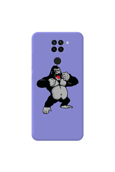 Other Xiaomi Redmi Note 9 Angry Gorilla2 Purple Colored Silicone TPU Θήκη